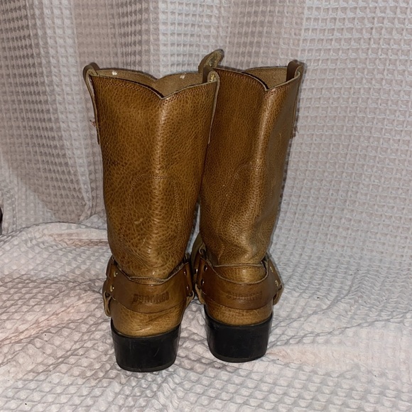 Vintage Durango Harness Western Leather Boots Square Toe Men’s 9D - Picture 4 of 15